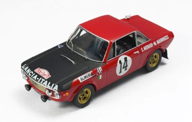1/43 IXO RAC005 Lancia Fulvia 1st 1972 Monte Carlo Rally #14 Munari & Maannucci - Image 1 of 1