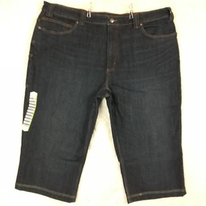 Duluth Trading Mens Ballroom Double Flex Shorts Relaxed Fit Blue Denim Dark 44 - Picture 1 of 11