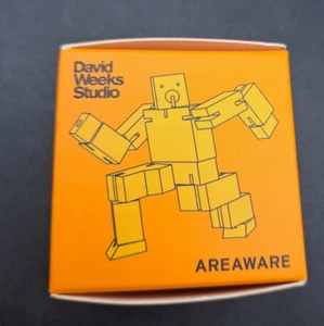 Areaware CUBEBOT David Weeks DWC4V Micro 1.5" Cube Flexible Robot Puzzle Toy 3+ - Picture 1 of 6