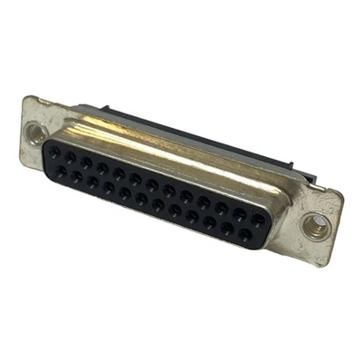 L17DBFRA25S Amphenol 25 Position 2 Row D Sub Female Connector For Ribbon Cable - Image 1 of 2