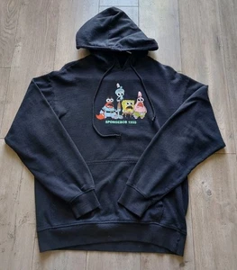 Nickelodeon - SpongeBob SquarePants  1999 - Black Graphic Hoodie - Size Large  - Picture 1 of 18