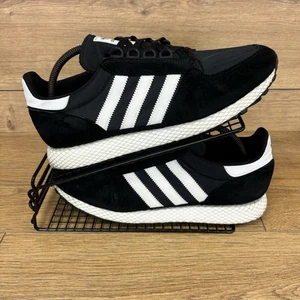Adidas Shoes Mens Size UK 10.5 Forest Grove Originals 80s Causal Black Trainers - Picture 1 of 10