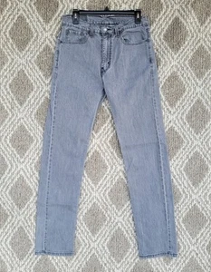 Levi's 505 Jeans Mens 31x33 Gray Denim VTG Y2K 90's Grunge Cobain Tag 31x34 - Picture 1 of 16