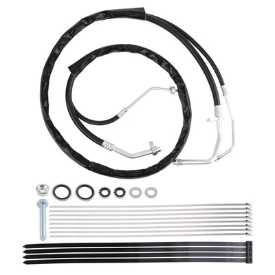 Rubber & Aluminum Rear/Aux AC Lines For Dodge Grand Caravan C68100 2012-2019 - Image 1 of 4