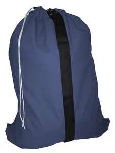 Heavy Duty 30 X 40 Laundry Bag with Strap Blue - Foto 1 di 2