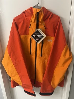 Chaqueta Stussy Gore Tex Naranja Lluvia Esquí Nieve Impermeable Talla XXL Foto 1 de 4