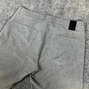 Men's Alberto Ceramica Modern Fit Oeko Tex Stone Gray Pants Stretch Size W34 L32 - Picture 1 of 16