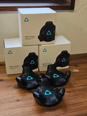 HTC VIVE Tracker 2.0 2018 3 Units Set for VR Motion Capture Used JP - Image 1 of 4
