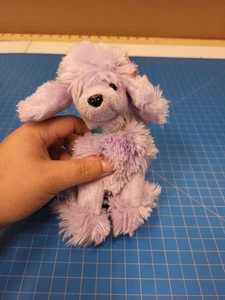 Ty Beanie Baby Demure Poodle Lavender Purple Plush Dog Stuffed Animal Toy - Picture 1 of 10