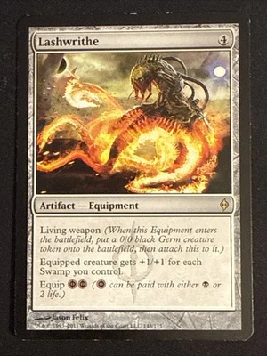 1x Lashwrithe (143) New Phyrexia MP MTG Magic the Gathering x1 MKE - Image 1 of 2
