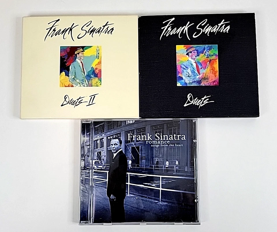 Frank Sinatra 3 CD Lot ~ Duets , Duets II, Romance songs from the heart Foto 1 de 4