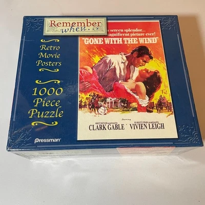 Remember When - Lo que el viento se llevó - Póster de la película 1000 piezas rompecabezas - SELLADO Foto 1 de 4