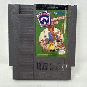 Little League Baseball: Championship Nintendo NES Video Rental WBJ/blockbuster