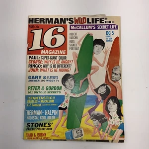 Revista 16 agosto 1965 Beatles, Rolling Stones, David McCallum - Imagen 1 de 16