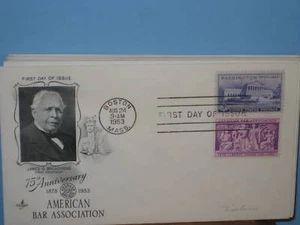 US Stamps FDC #1022 American Bar Assoc. Unusual 1953 - Picture 1 of 1