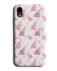 Funky Pink Ice Cream Cone Pattern Phone Case Cover Cones Hot Retro 50s 60s F824