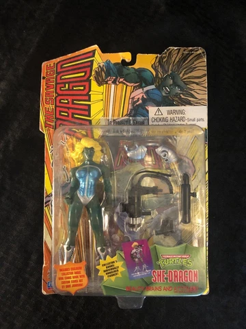 The Savage Dragon "She-Dragon" Playmates Figure 1995 TMNT Erik Larsens Cover