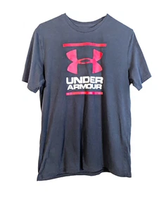 Under Armour men's M black t-shirt preowned - Picture 1 of 6