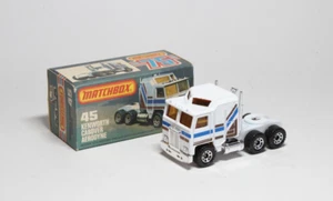 Matchbox Lesney Superfast Convoy MB 45 Kenworth Cabover Aerodyne - Foto 1 di 2