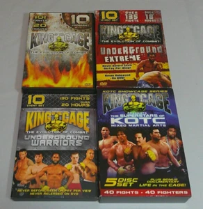 King of the Cage ( KOTC ) 4 BOX SETS - OVER 450 FIGHTS- VERY GOOD - Picture 1 of 2