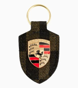 OEM Genuine Porsche 911 Spirit 70 Crest Key Chain Ring Pascha Fabric Limited Ed - Bild 1 von 1