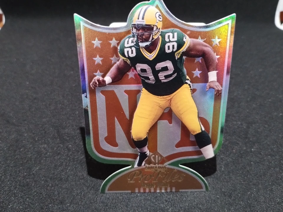 1997 SP Authentic Profiles Die-Cut Reggie White #P-36 - Image 1 of 2
