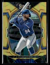 Tyler Gentry #'d /10 - 2023 Panini Select Gold Prizm Prospect #68 Royals