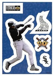 1997 Collector's Choice Stick'Ums Retail #26 Frank Thomas Chicago White Sox HOF