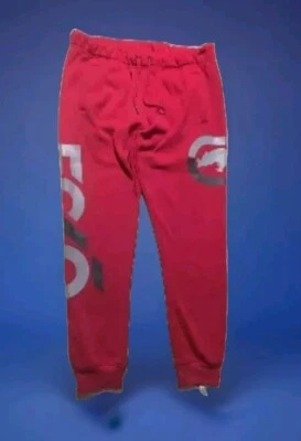 Pantalones de chándal Ecko para hombre XL logotipo deletreado gráfico polar salón rojo Foto 1 de 4