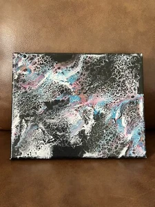 Abstract acrylic pour painting (Size “8 x 10”) Stretched canvas, original, 1/1 - Picture 1 of 3