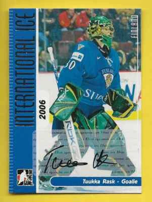 2006-07 ITG  International Ice Autographs Tuukka Rask  - Image 1 of 2