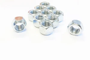 (16) OPEN END ACORN 3/8-24 CHROME WHEEL LUG NUTS .55" HEIGHT EXTRA SHORT ATV UTV - Picture 1 of 3
