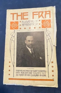 ELBERT HUBBARD - THE FRA MAGAZINE GREAT OLD ADVERTISING  MARCH, 1914 - Bild 1 von 8