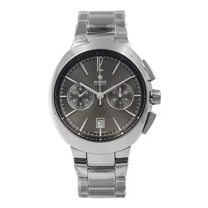 Rado D-Star Ceramic Gray Silver Dial Chronograph Automatic Mens Watch R15198102 - Picture 1 of 6