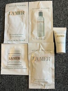 La Mer Lot 5 Cleansing Gel - Cleaning Lotion The Moisturizing Soft Cream Samples