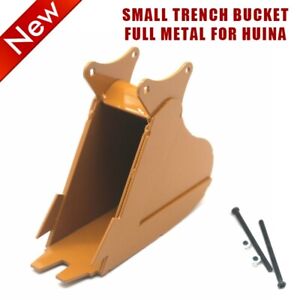 Full Metal Small Trench Bucket for Huina 580 550 592 1/14 RC RC Excavator Parts