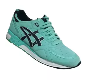 Asics Tiger Gel-Lyte Speed Men's 10.5 Cockatoo Aqua Black Athletic Shoes H6K3Y - Picture 1 of 9