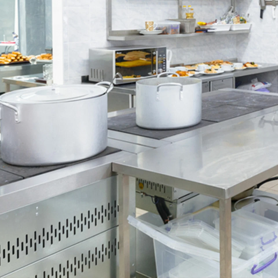 Partes y Accesorios para equipo de preparación de alimentos comerciales