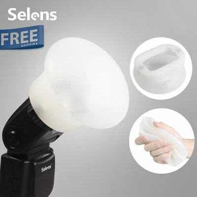 Selens Magnetic Flash Modifier Sphere Diffuser for YongNuo Speedlite Canon Nikon - Image 1 of 4