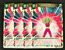 4x Kefla's Fury BT7-097 UC Dragon Ball Super TCG NEAR MINT
