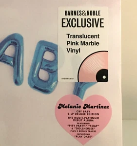 MELANIE MARTINEZ cry baby 2Lp PINK MARBLE DELUXE Double Vinyl Record SEALED/NEW - Picture 1 of 3