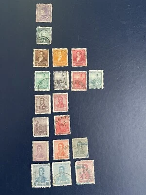 1867-1917 Argentina used 19 stamps, see photos for condition - Image 1 of 4