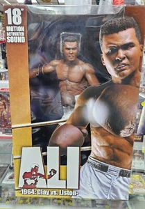 Figura de acción Muhammed Ali 1964 Clay vs Liston 18" sonido activado por movimiento regalo - Imagen 1 de 11