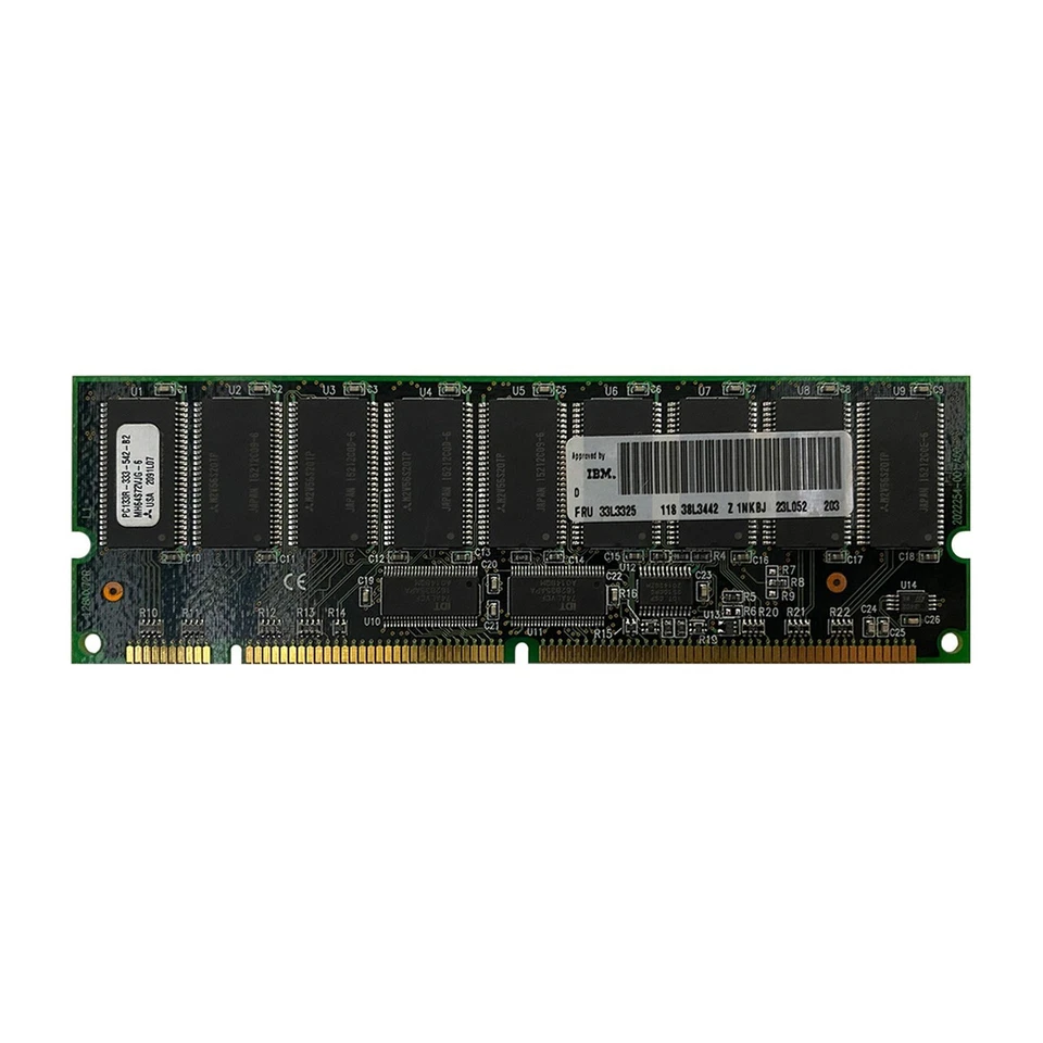 IBM 33L3325 512MB PC-133 DDR Memory Module 38L3442 - Image 1 of 1