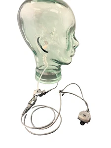 2 Wege Radio Akustik Röhren Hörmuschel c/w Hytera PD705, PD755, PD785 & PD985 - Bild 1 von 5