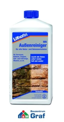 Lithofin MN Außenreiniger per Naturali E Masselli di Calcestruzzo 1,0 Litro /#