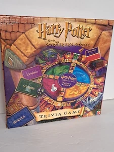 Harry Potter & The Sorcerers Stone Trivia Board Game Mattel 2000 Complete !! - Picture 1 of 7