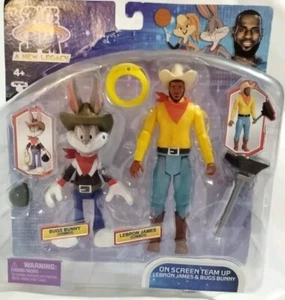 Space Jam: A New Legacy Lebron James & Bugs Bunny (Cowboy) Actionfigur 2er Pack - Bild 1 von 8