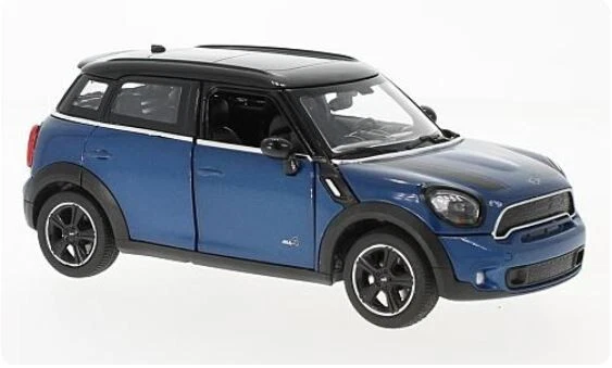 Rastar Mini Cooper S Countryman (R60) Blue 1:24 Model Car - Image 1 of 1
