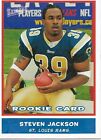 2004 Topps Bazooka Stephen Jackson (Rams) Small Rookie Football Trading Card#215